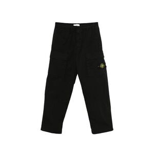 Stone Island Black Trousers - Regular & Straight-Leg Trousers Men
